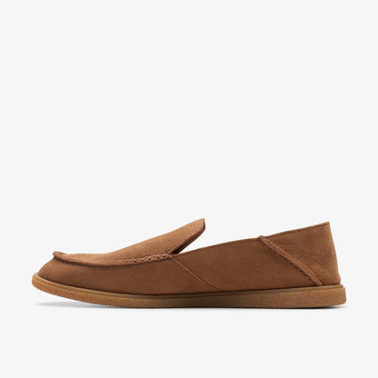 Clark Bay Step Loafer Cola Suede | Clarks on Sale