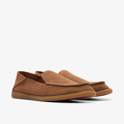 Clark Bay Step Loafer Cola Suede | Clarks on Sale