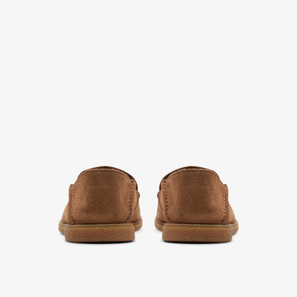Clark Bay Step Loafer Cola Suede | Clarks on Sale