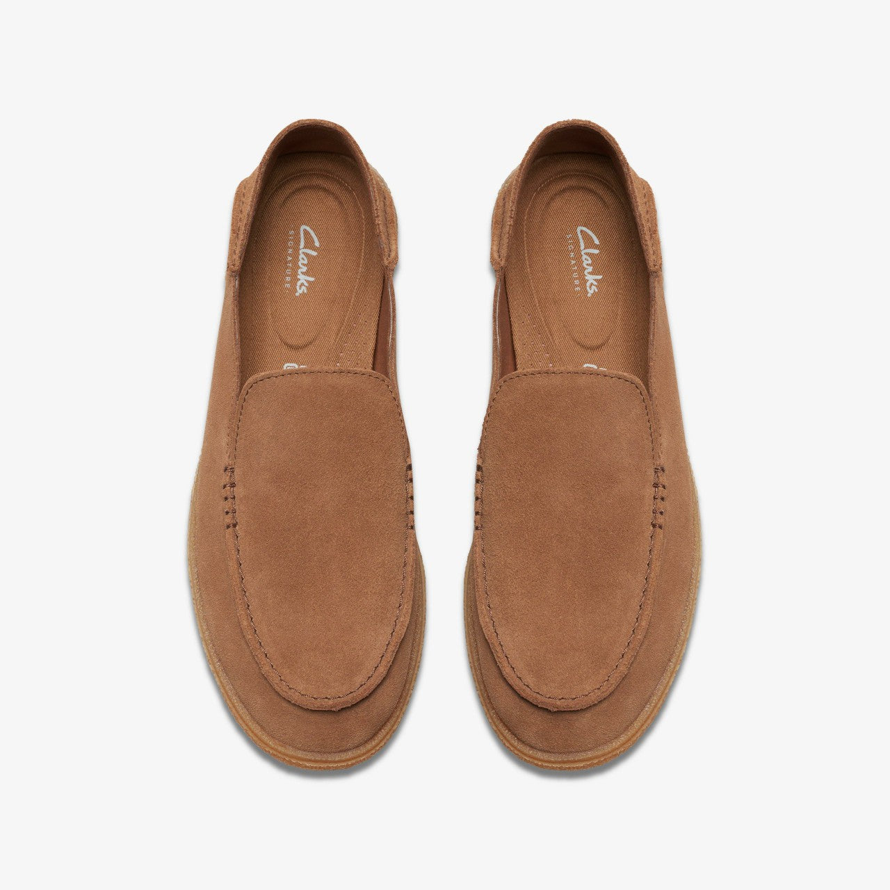 Clark Bay Step Loafer Cola Suede | Clarks on Sale