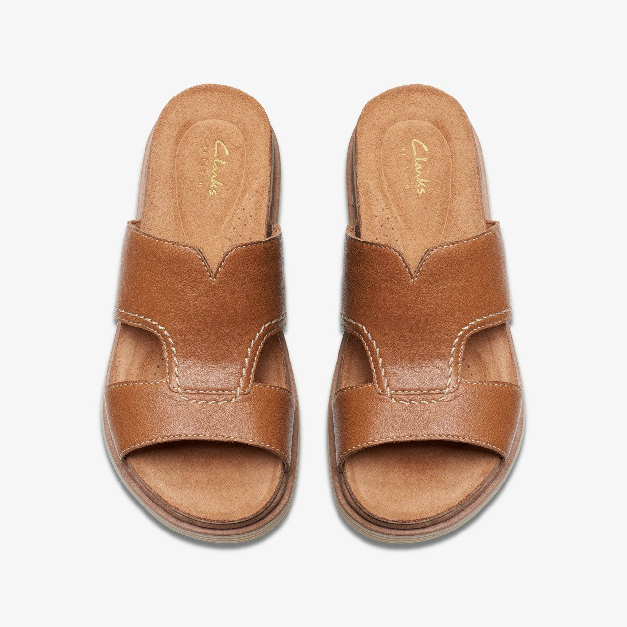Arwell Walk Tan Leather | Clarks for sale