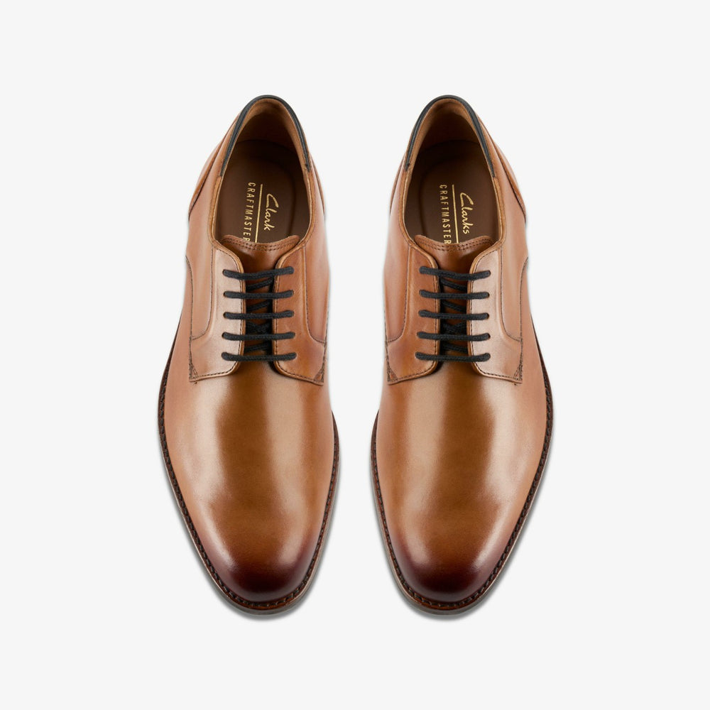 Craft Arlo Lace Tan Leather | Clarks on Sale
