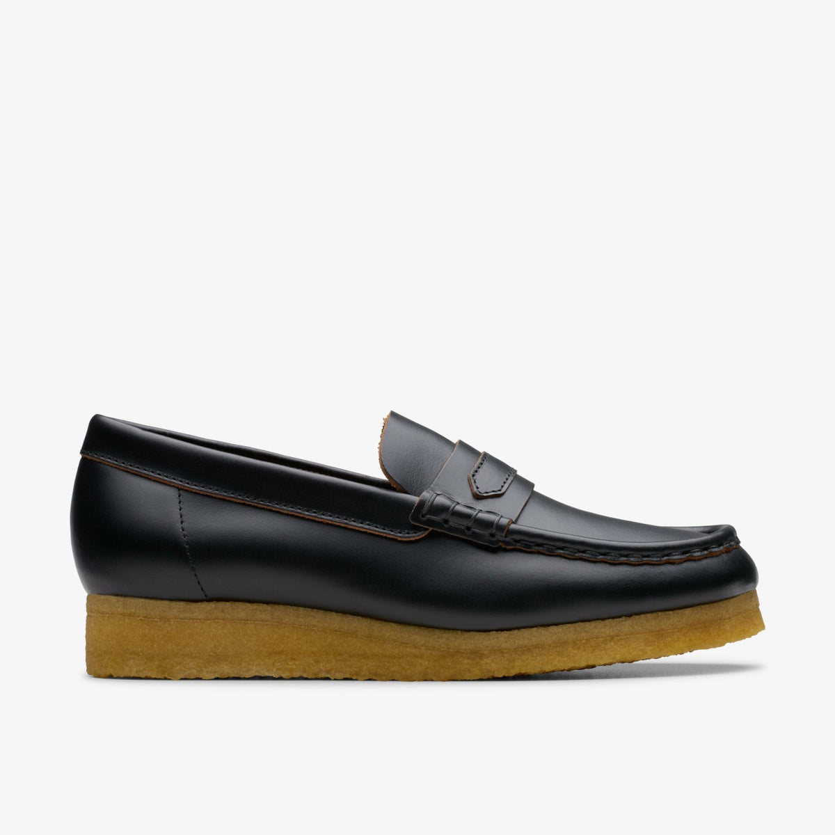 Wallabee Loafer Black Smooth Leather | Clarks outlet
