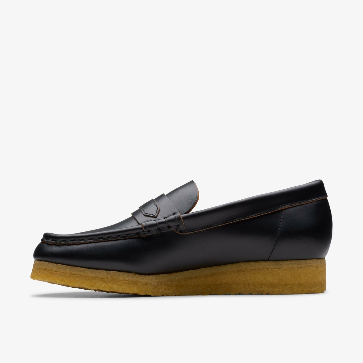 Wallabee Loafer Black Smooth Leather | Clarks outlet