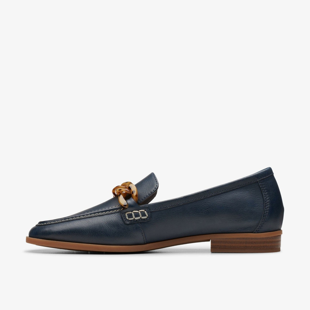 Sarafyna Iris Loafer Navy Leather | Clarks Sale