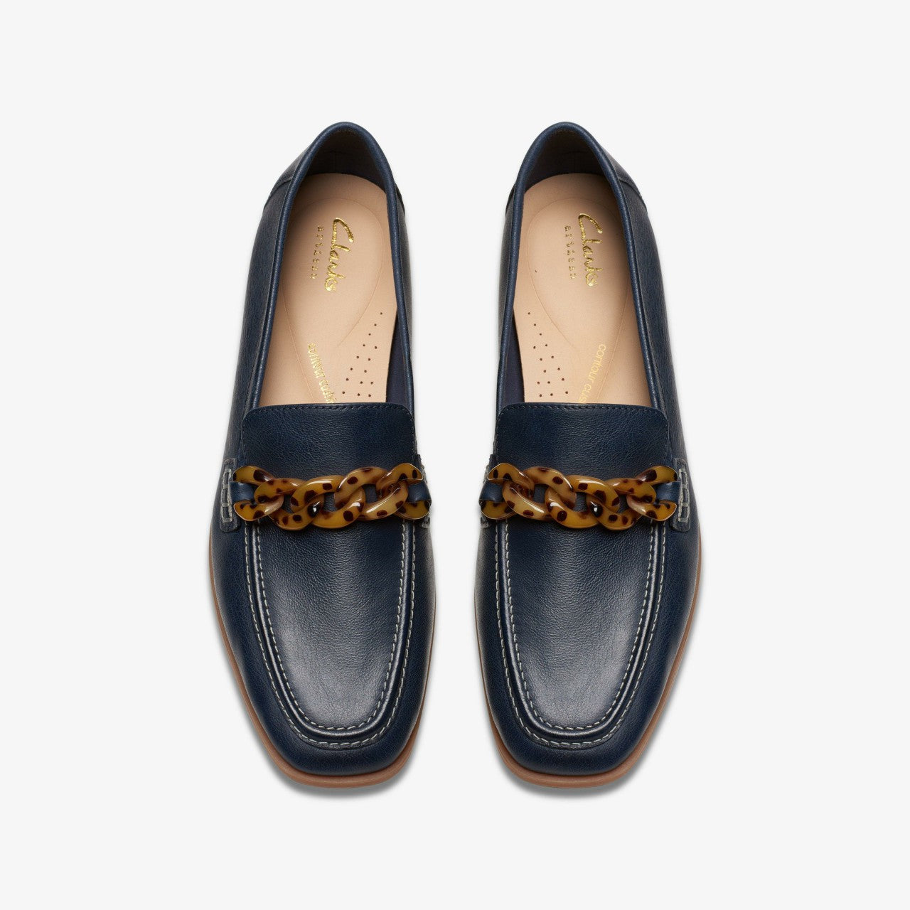 Sarafyna Iris Loafer Navy Leather | Clarks Sale