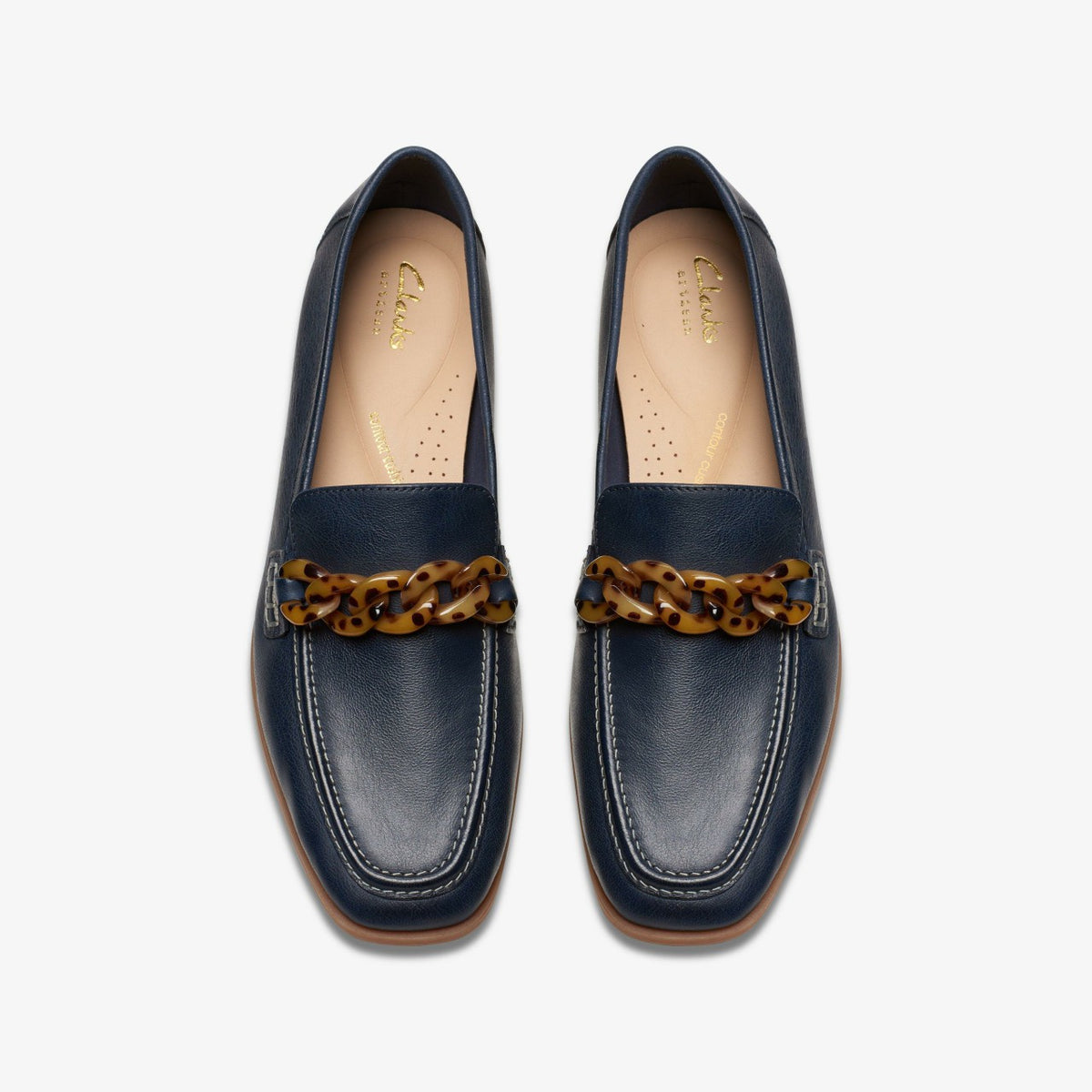 Sarafyna Iris Loafer Navy Leather | Clarks Sale
