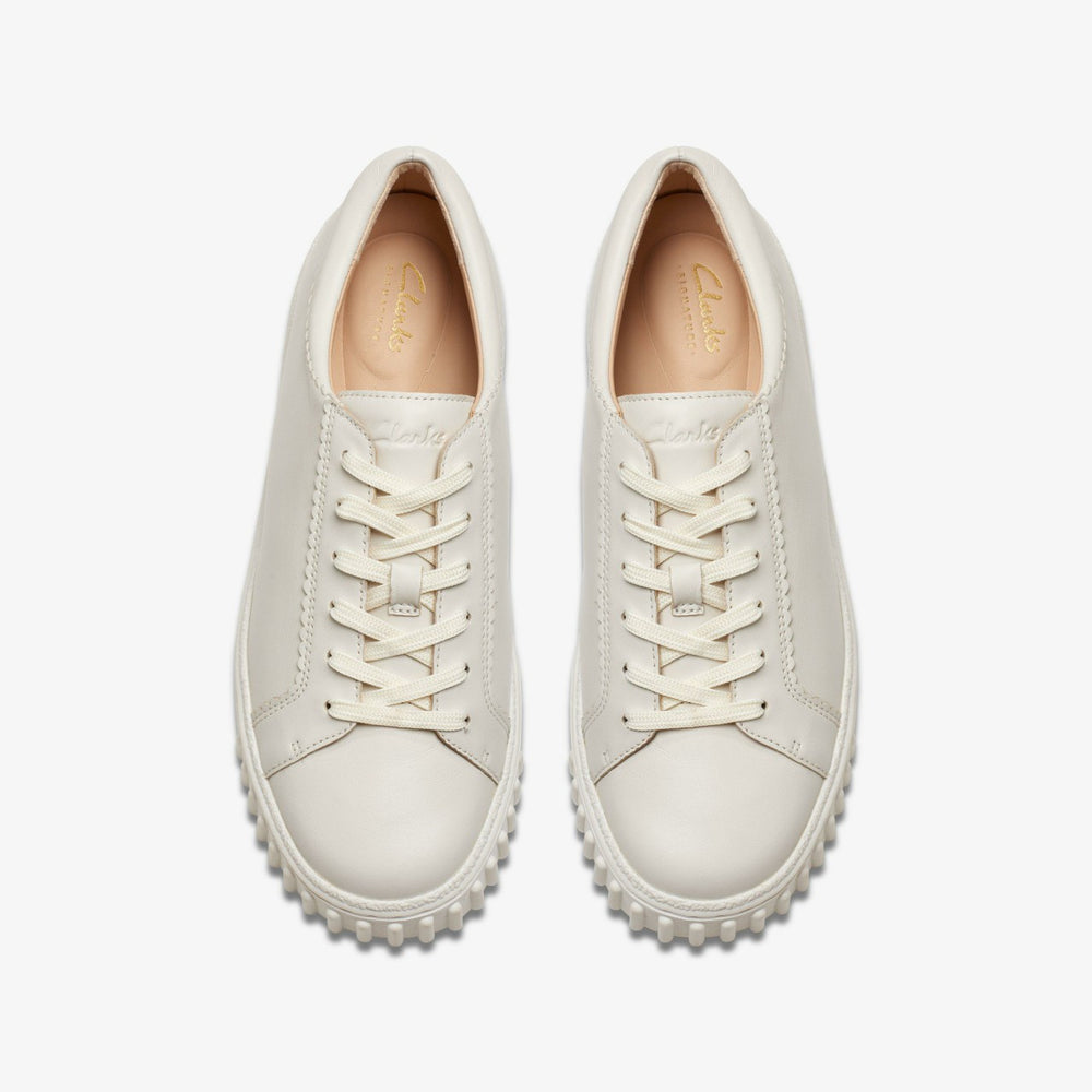 Mayhill Walk Off White Leather | Clarks on Sale