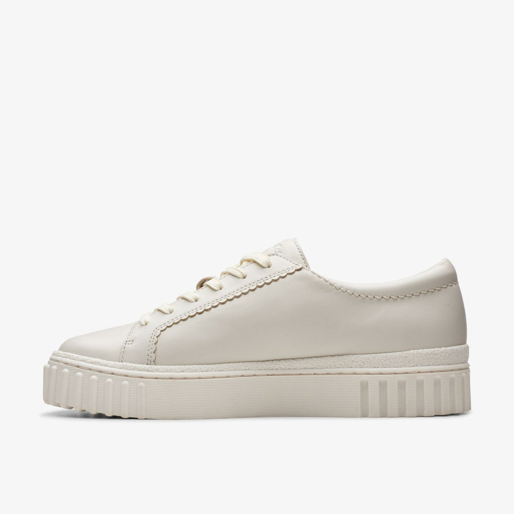 Mayhill Walk Off White Leather | Clarks on Sale