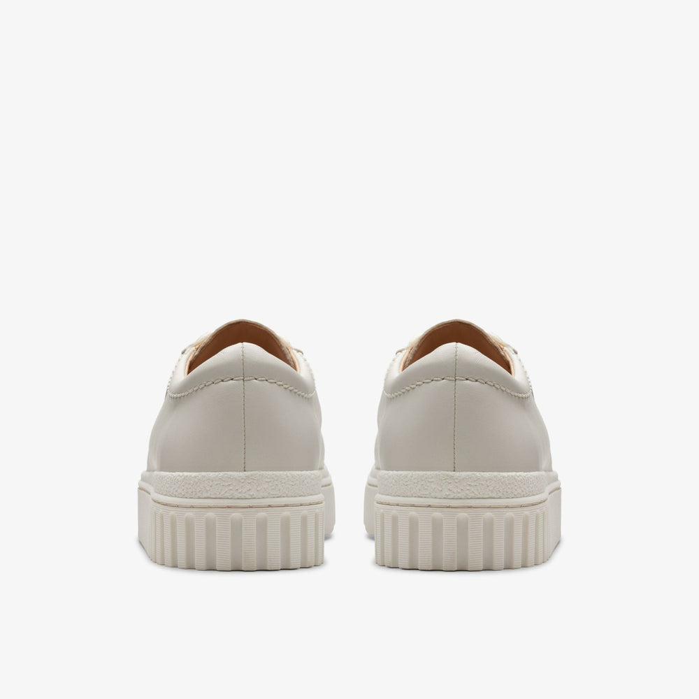 Mayhill Walk Off White Leather | Clarks on Sale