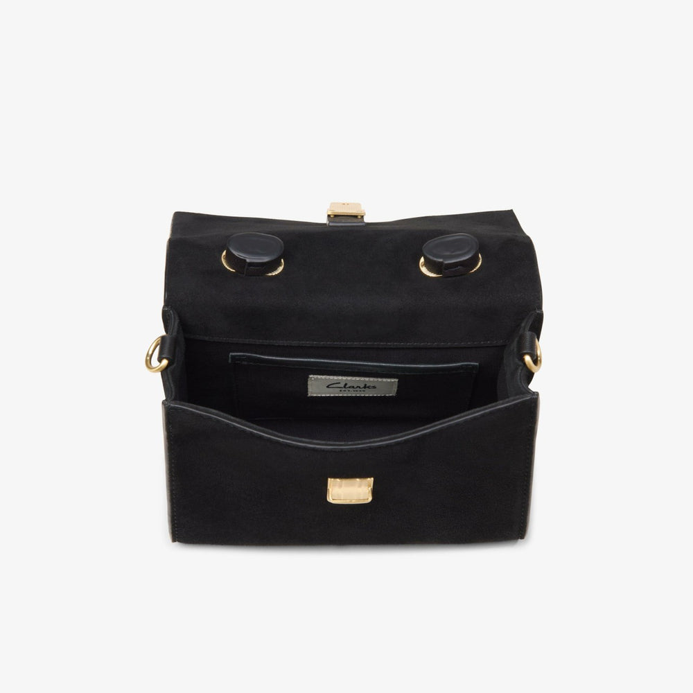 Roslyn Ritzy Black Suede | Clarks discount
