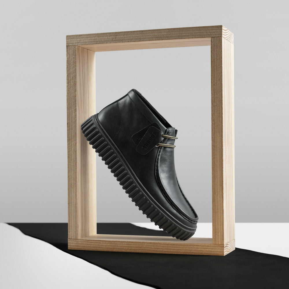 Torhill Hi Black Leather | Clarks outlet