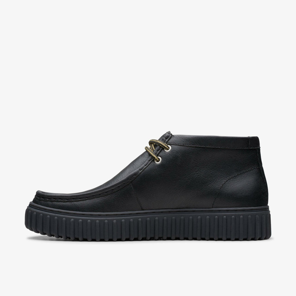 Torhill Hi Black Leather | Clarks outlet