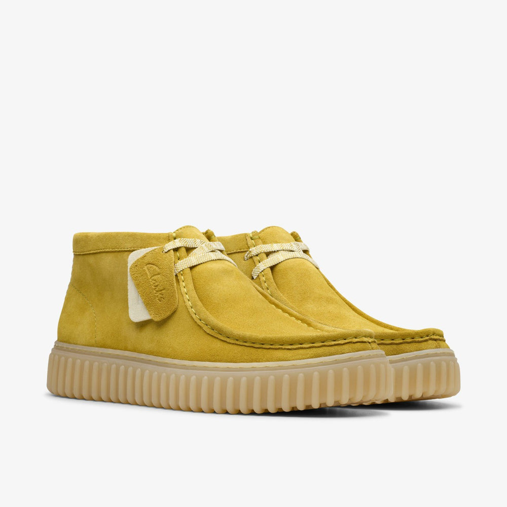 Torhill Hi Lime Suede | Clarks discount