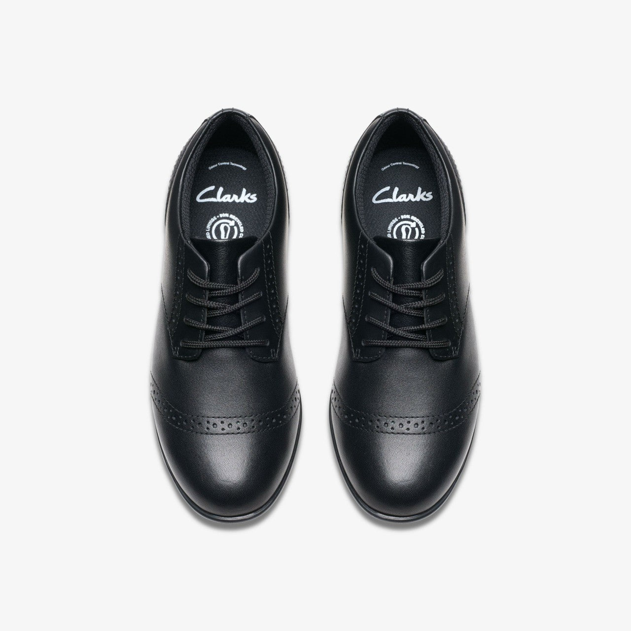 Finja Brogue Older Black Leather | Clarks discount