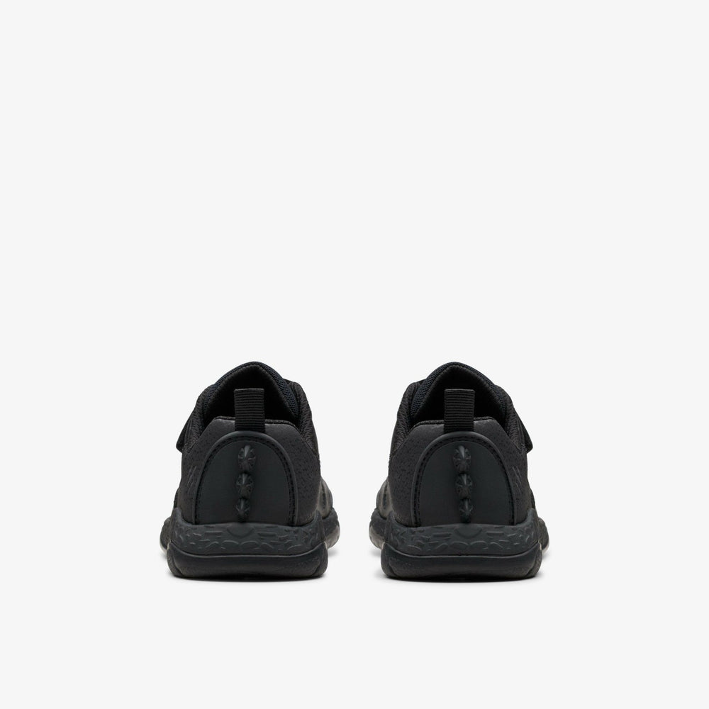 Steggy 2 Pace Kid Black Leather | Clarks outlet