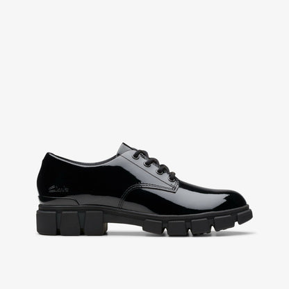 Evyn Lace Kid Black Patent | Clarks discount