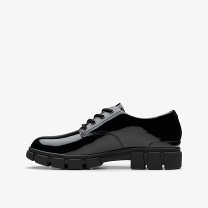 Evyn Lace Kid Black Patent | Clarks discount