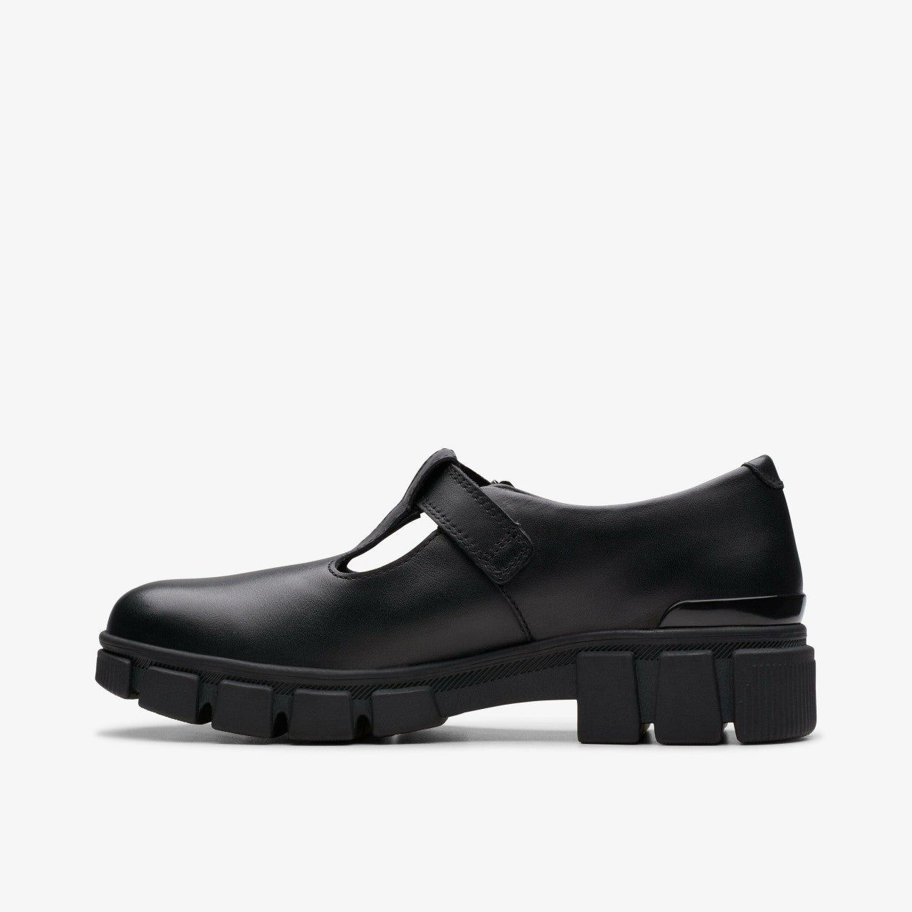 Evyn Bar Youth Black Leather | Clarks Sale