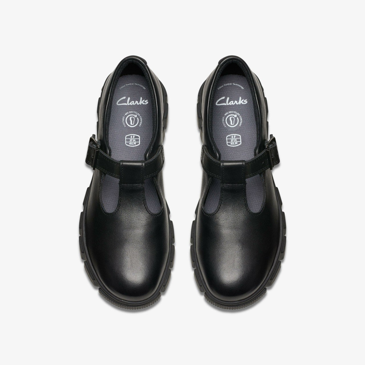 Evyn Bar Youth Black Leather | Clarks Sale