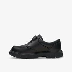 Lorcam Edge Kid Black Leather | Clarks for sale