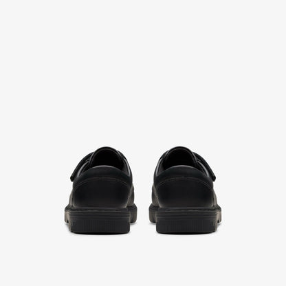 Lorcam Edge Kid Black Leather | Clarks for sale