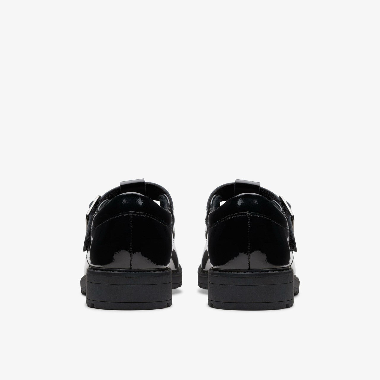 Loxham Bar Youth Black Patent | Clarks discount