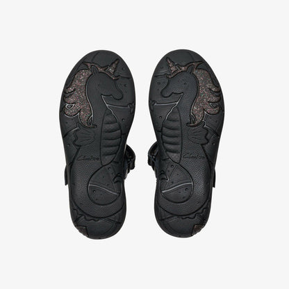 Relda Gem Kid Black Patent | Clarks discount