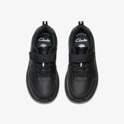 Daze Bright Kid Black Leather | Clarks Sale