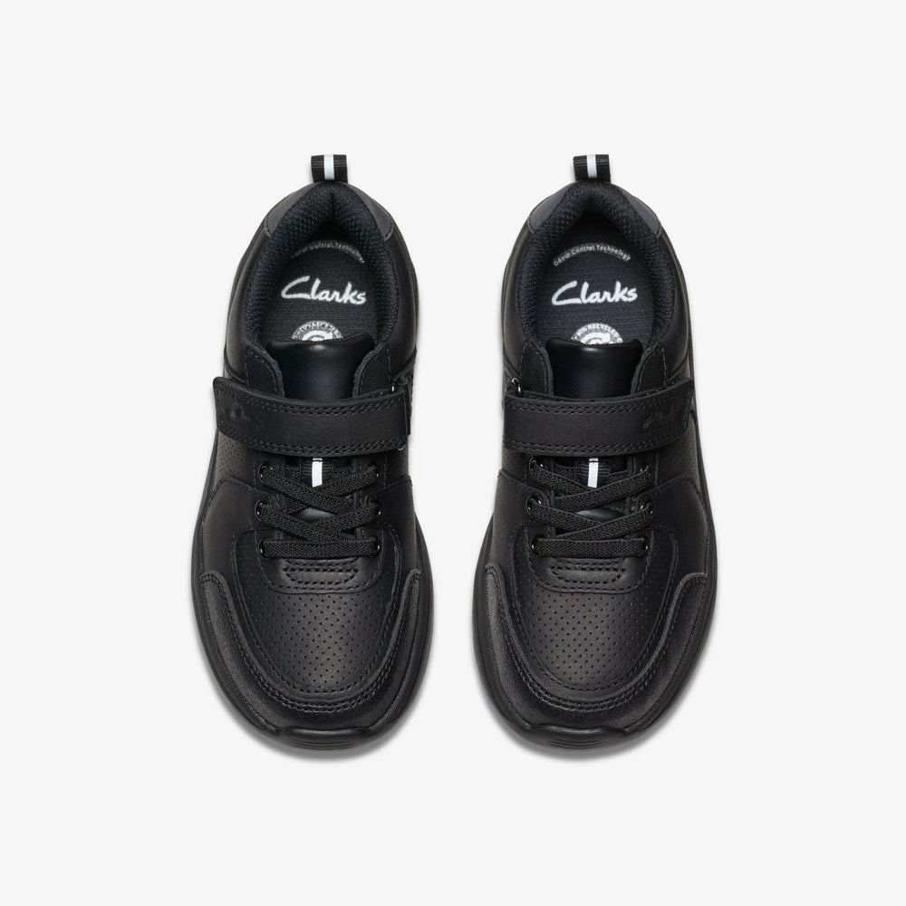 Daze Bright Kid Black Leather | Clarks Sale