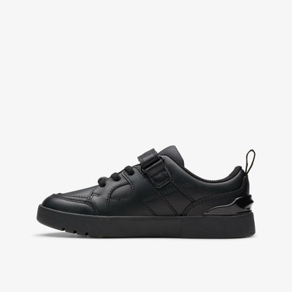 Oslo Flare Kid Black Leather | Clarks online