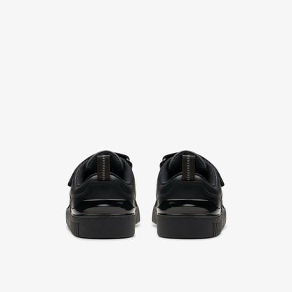 Oslo Flare Kid Black Leather | Clarks online