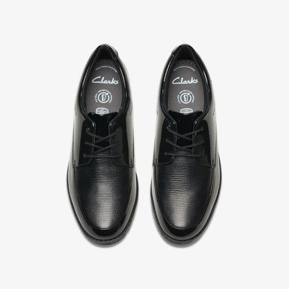 Aubrie Dress Youth Black Patent | Clarks online