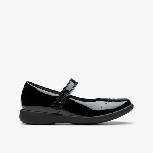 Etch Gem Kid Black Patent | Clarks for sale
