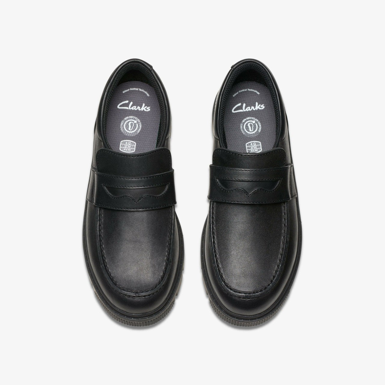 Lorcam Craft Youth Black Leather | Clarks on Sale