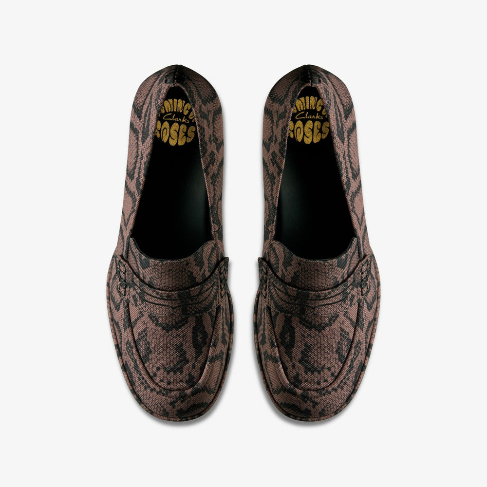 Martine Rose Loafer 2 Brown Textile | Clarks on Sale