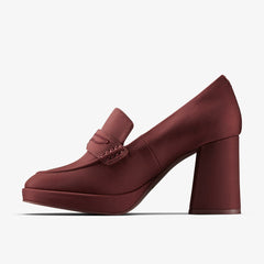 Martine Rose Loafer 2 Oxblood Textile | Clarks for sale
