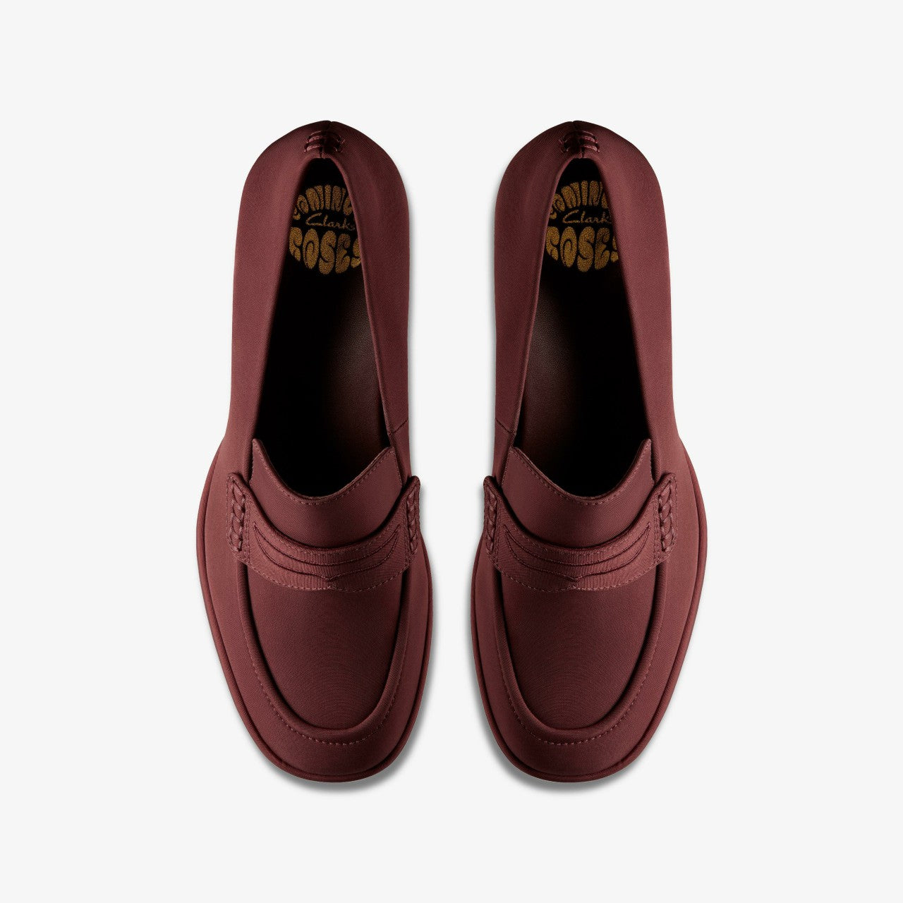 Martine Rose Loafer 2 Oxblood Textile | Clarks for sale
