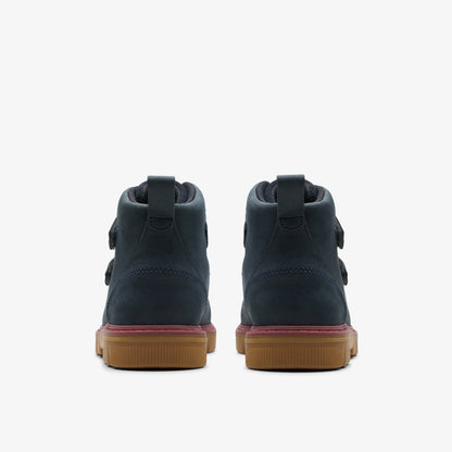 Lorcam Hi Older Navy | Clarks for sale