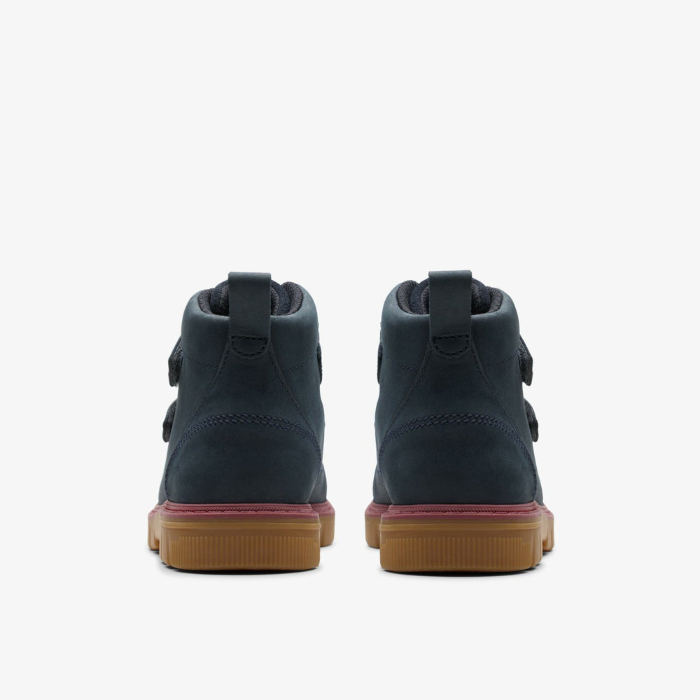 Lorcam Hi Older Navy | Clarks for sale