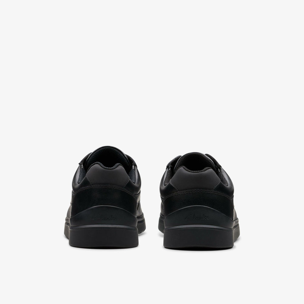 Keelan Flare Youth Black Leather | Clarks Sale