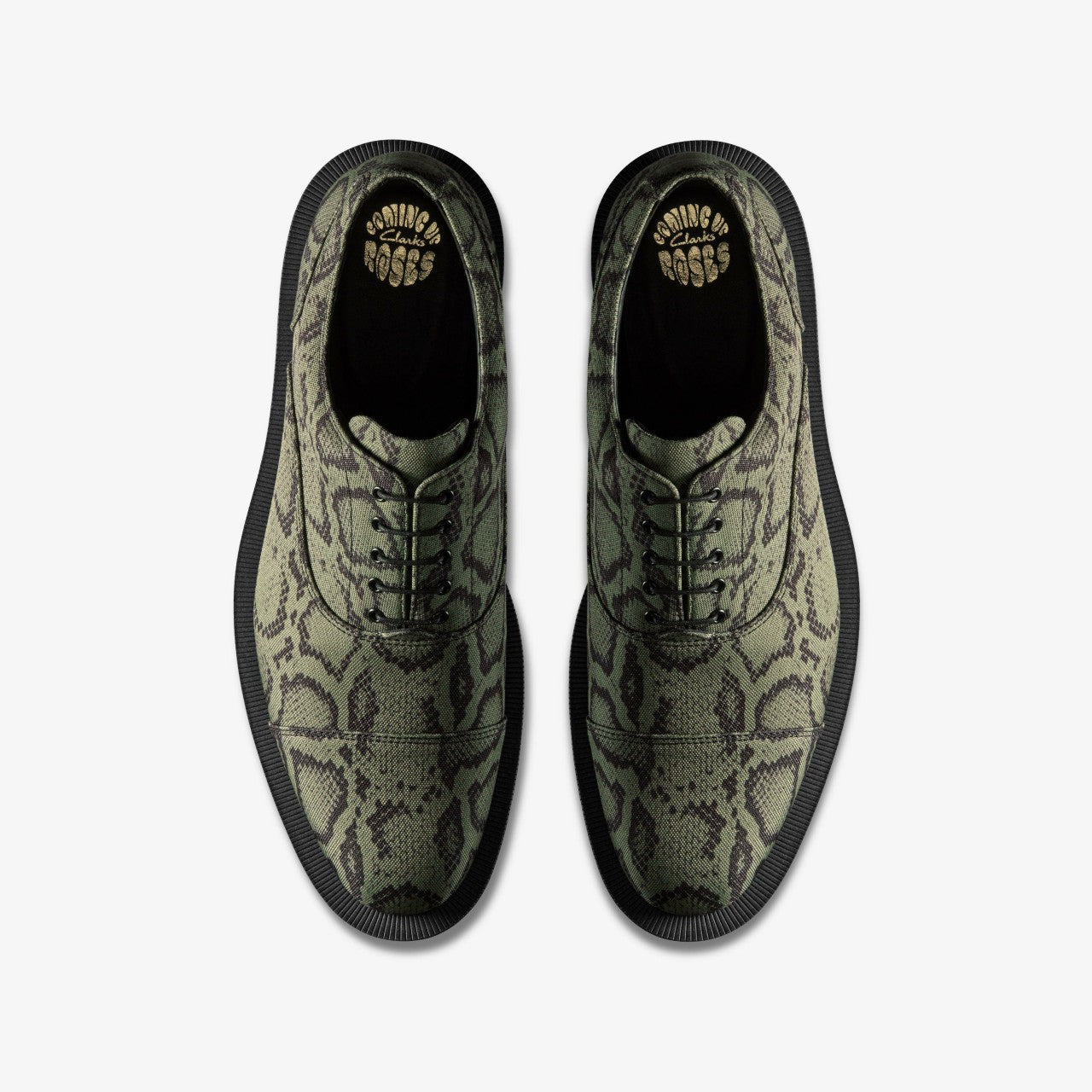 Martine Rose Oxford 2 Mens Green Textile | Clarks Sale