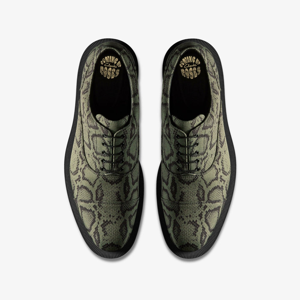 Martine Rose Oxford 2 Mens Green Textile | Clarks Sale