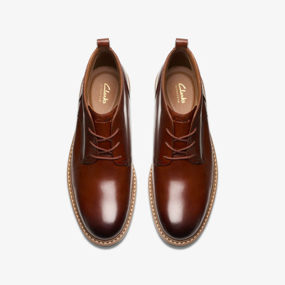 Aldwin Chukka Mid Tan Leather | Clarks discount