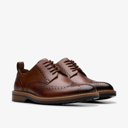 Aldwin Limit Brogue Mid Tan Leather | Clarks online