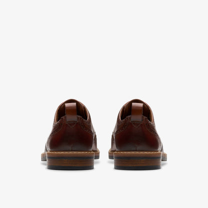 Aldwin Limit Brogue Mid Tan Leather | Clarks online