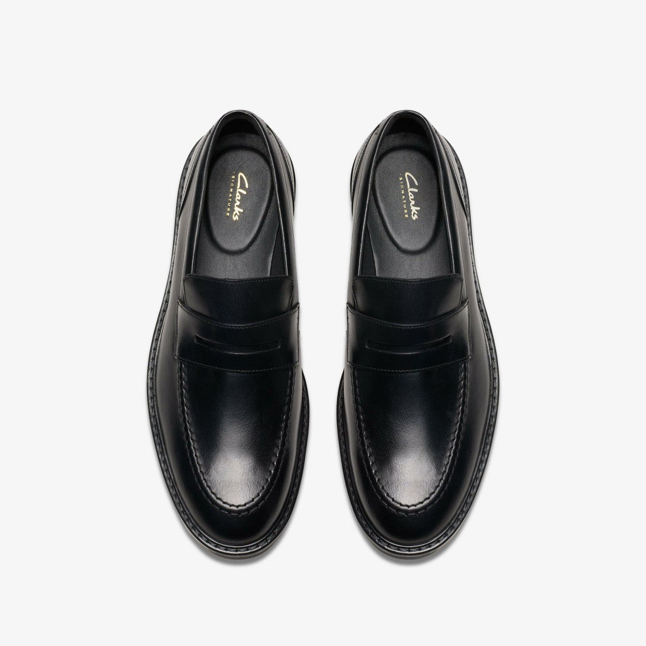 Aldwin Step Loafer Black Leather | Clarks on Sale