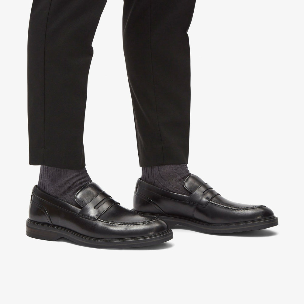 Aldwin Step Loafer Black Leather | Clarks on Sale