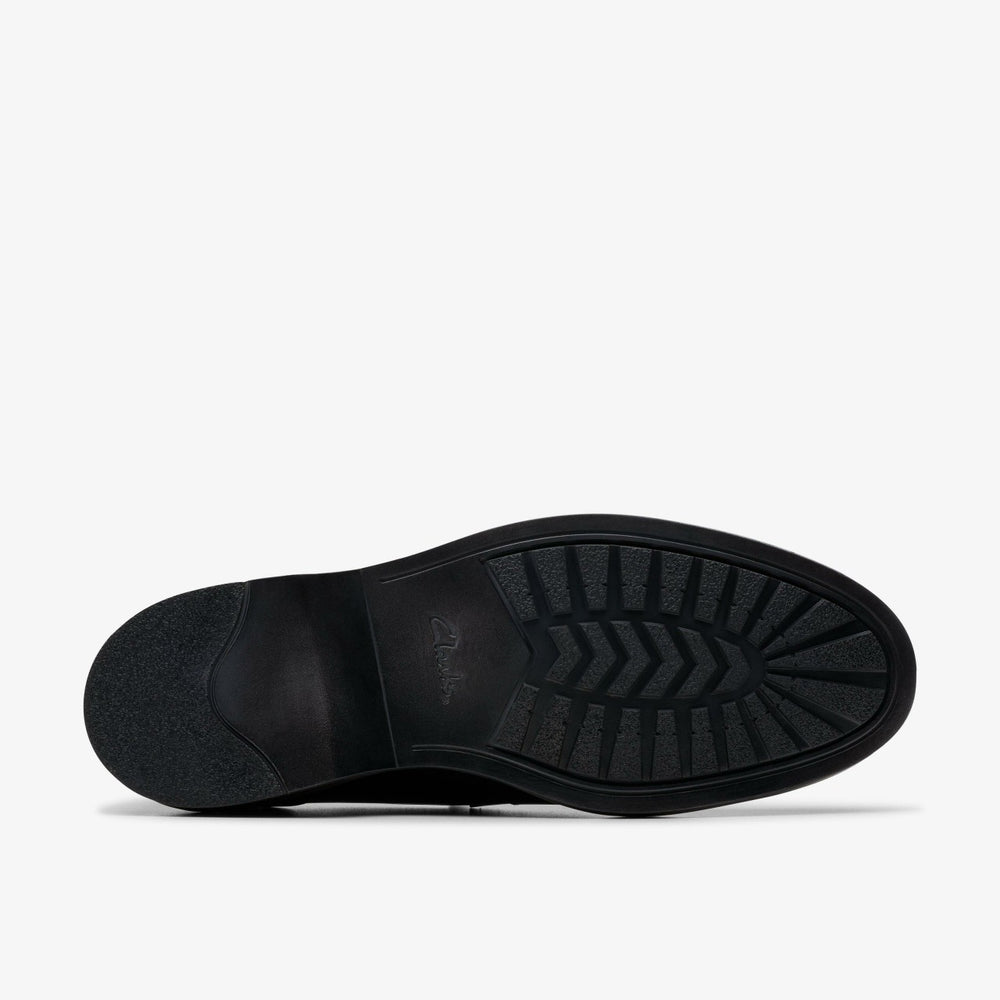 Aldwin Step Loafer Black Leather | Clarks on Sale
