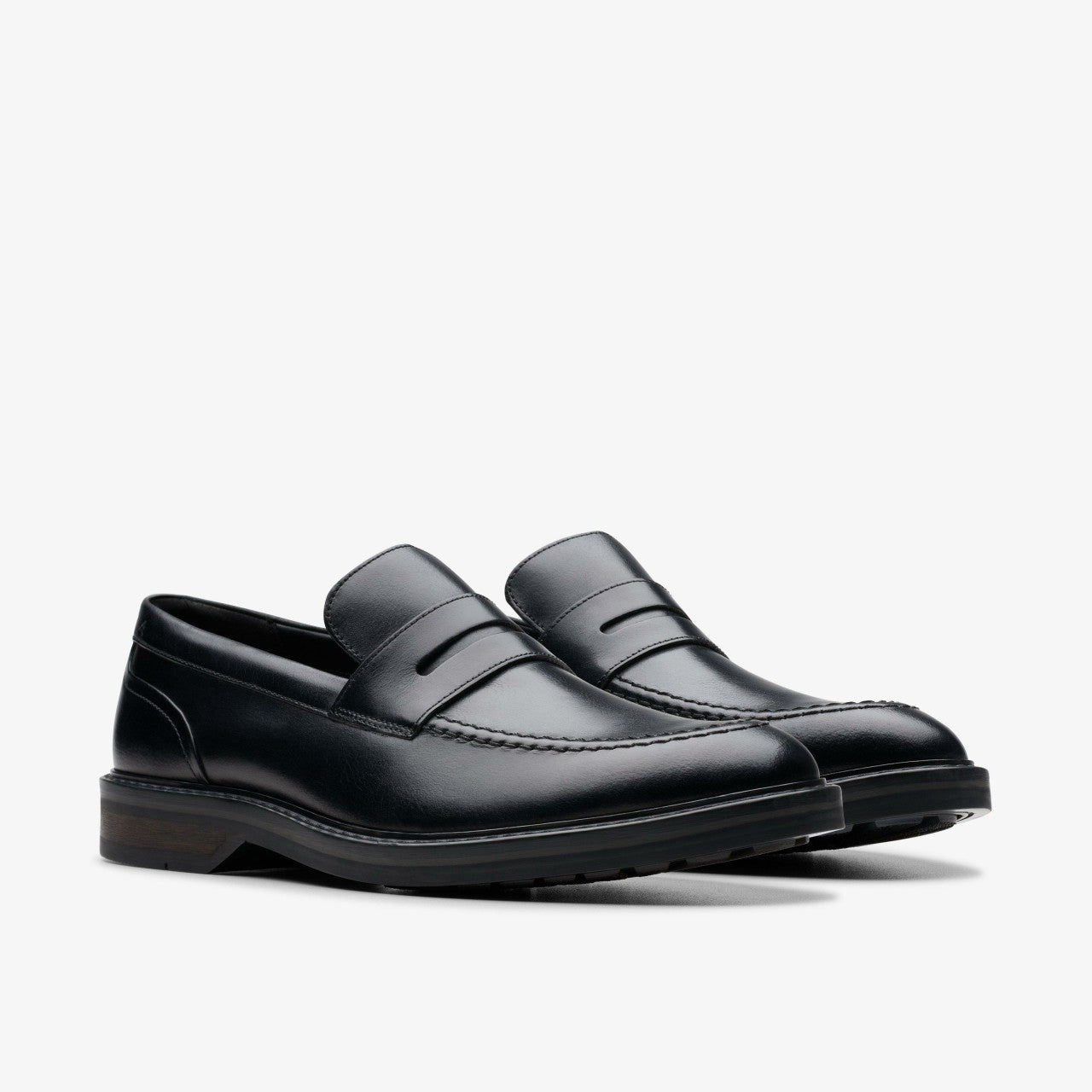 Aldwin Step Loafer Black Leather | Clarks on Sale